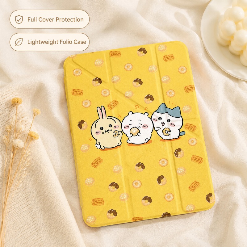 Tablet Accessories Case - Capa protetora para iPad Anime Chiikawa,