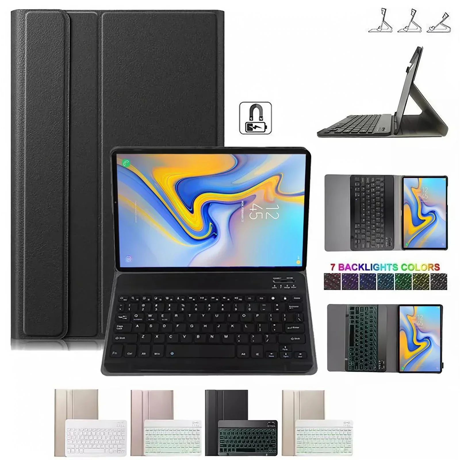 Samsung Tablet Keyboard Accessories - Capa com Teclado para Samsung Galaxy