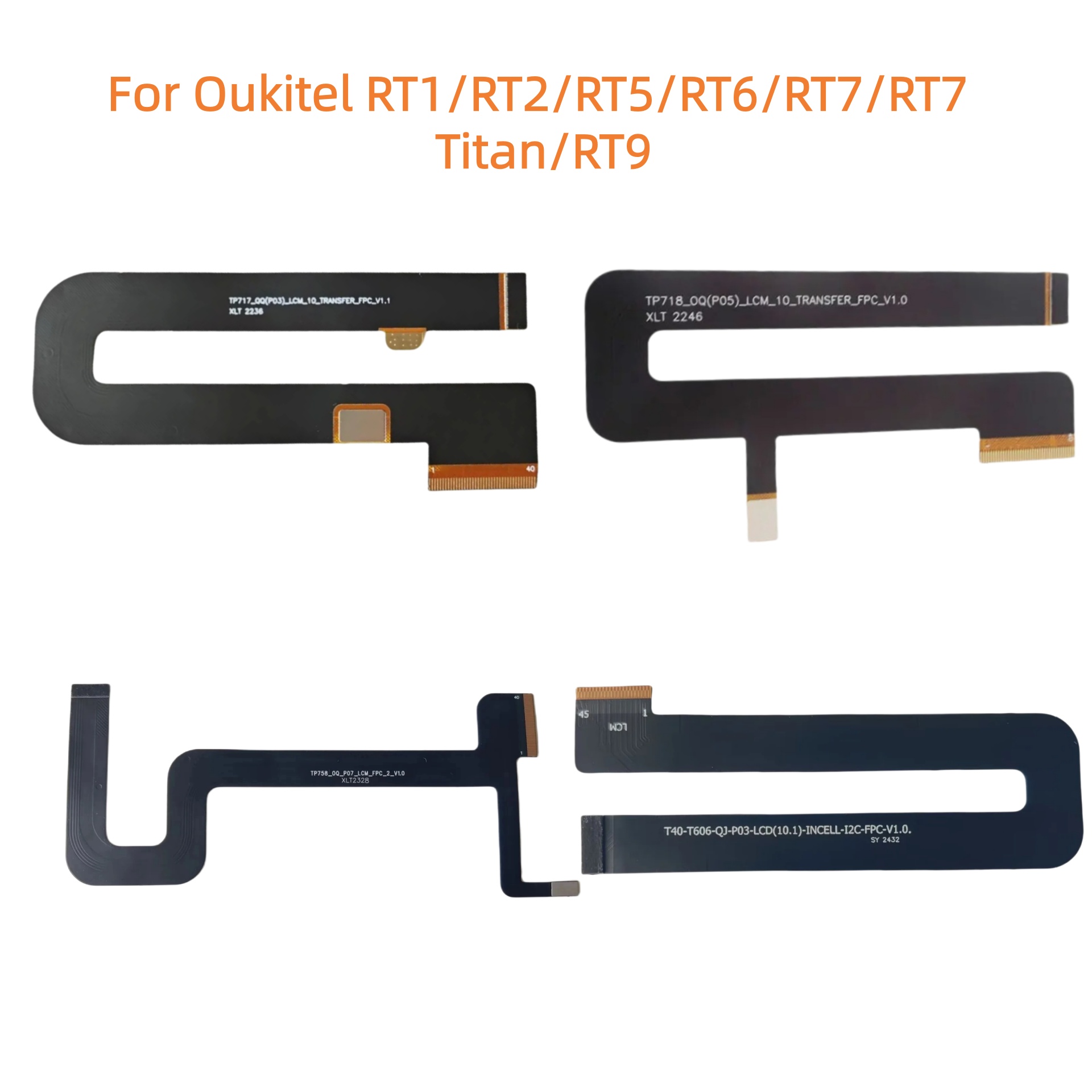 Oukitel Tablet Accessories - Novo Cabo Flexível FPC da Placa