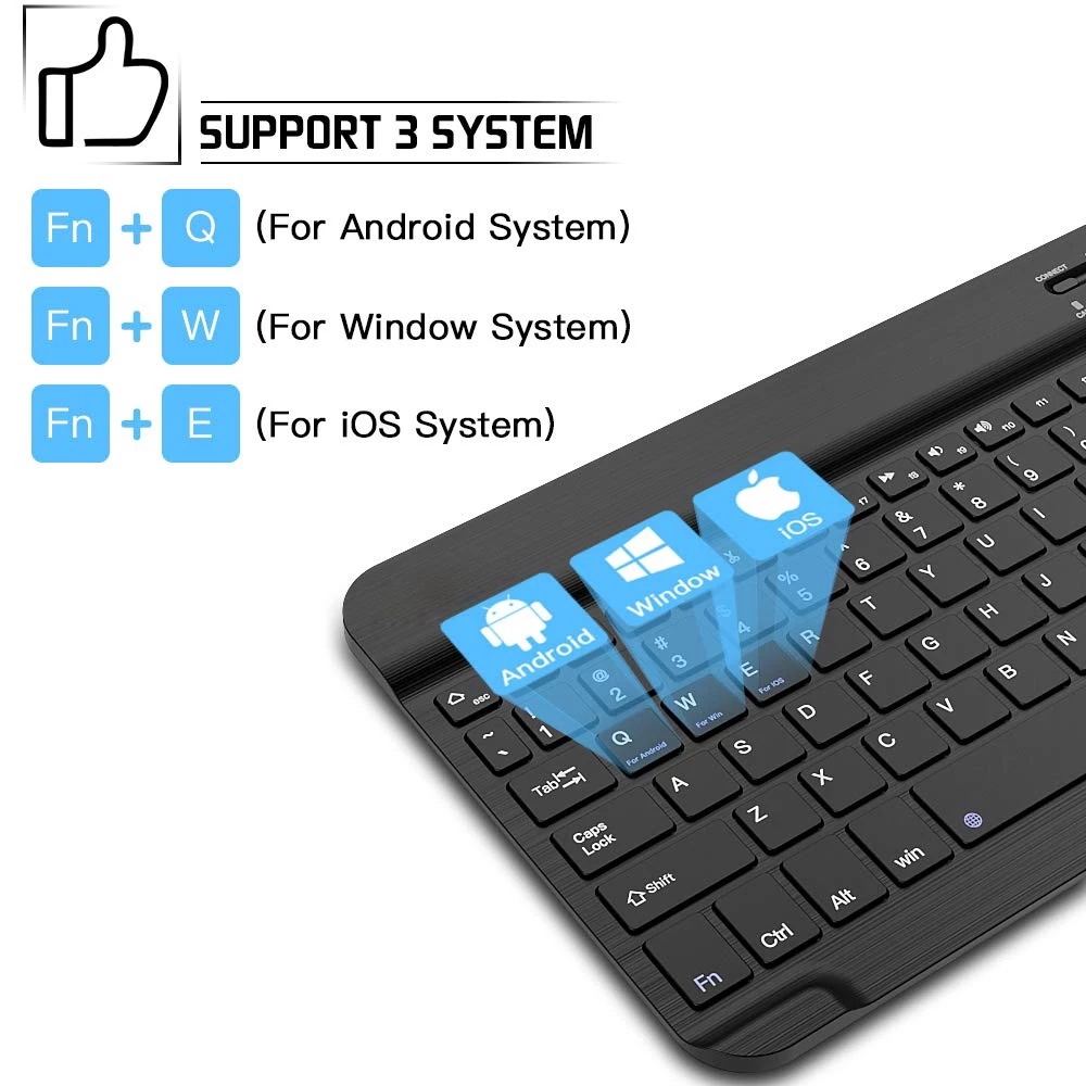Teclado sem fio universal para - Tablet Accessories Keyboard avaliação e preço