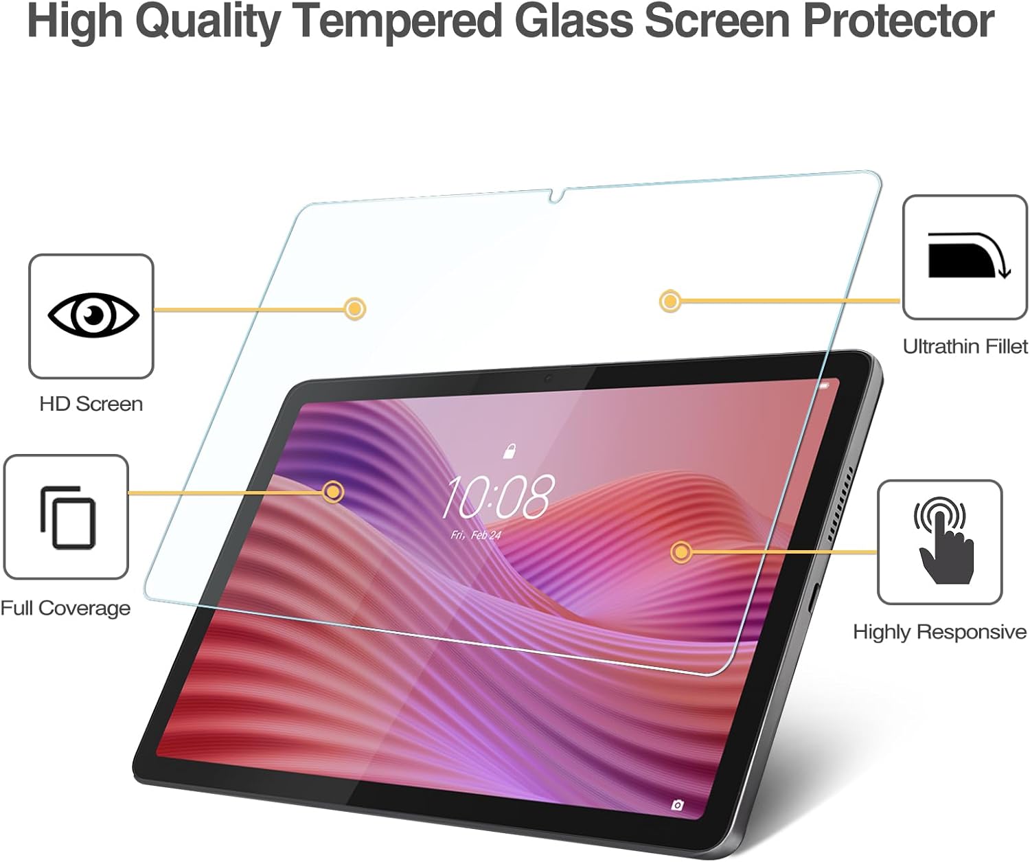 1 PCS Protetor de Tela de Vidr - Teclast Tablet Accessories avaliação e preço