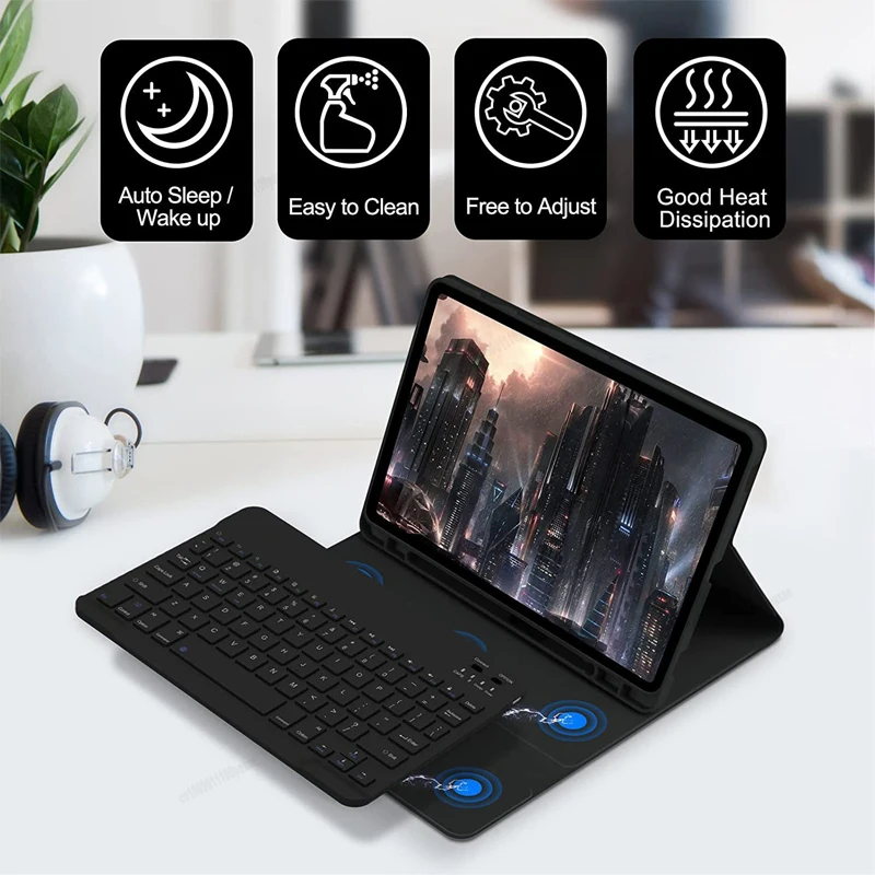 Teclado tablet caso para 2025  - Samsung Tablet Keyboard Accessories avaliação e preço