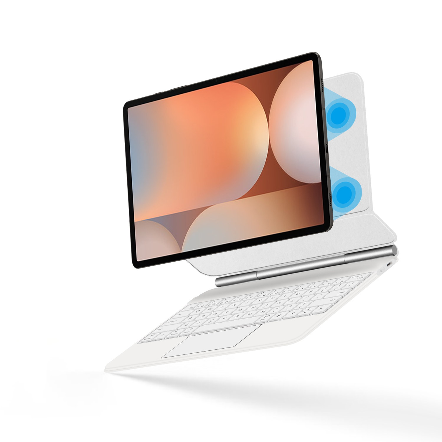 Teclado mágico para samsung ga - Samsung Tablet Keyboard Accessories avaliação e preço