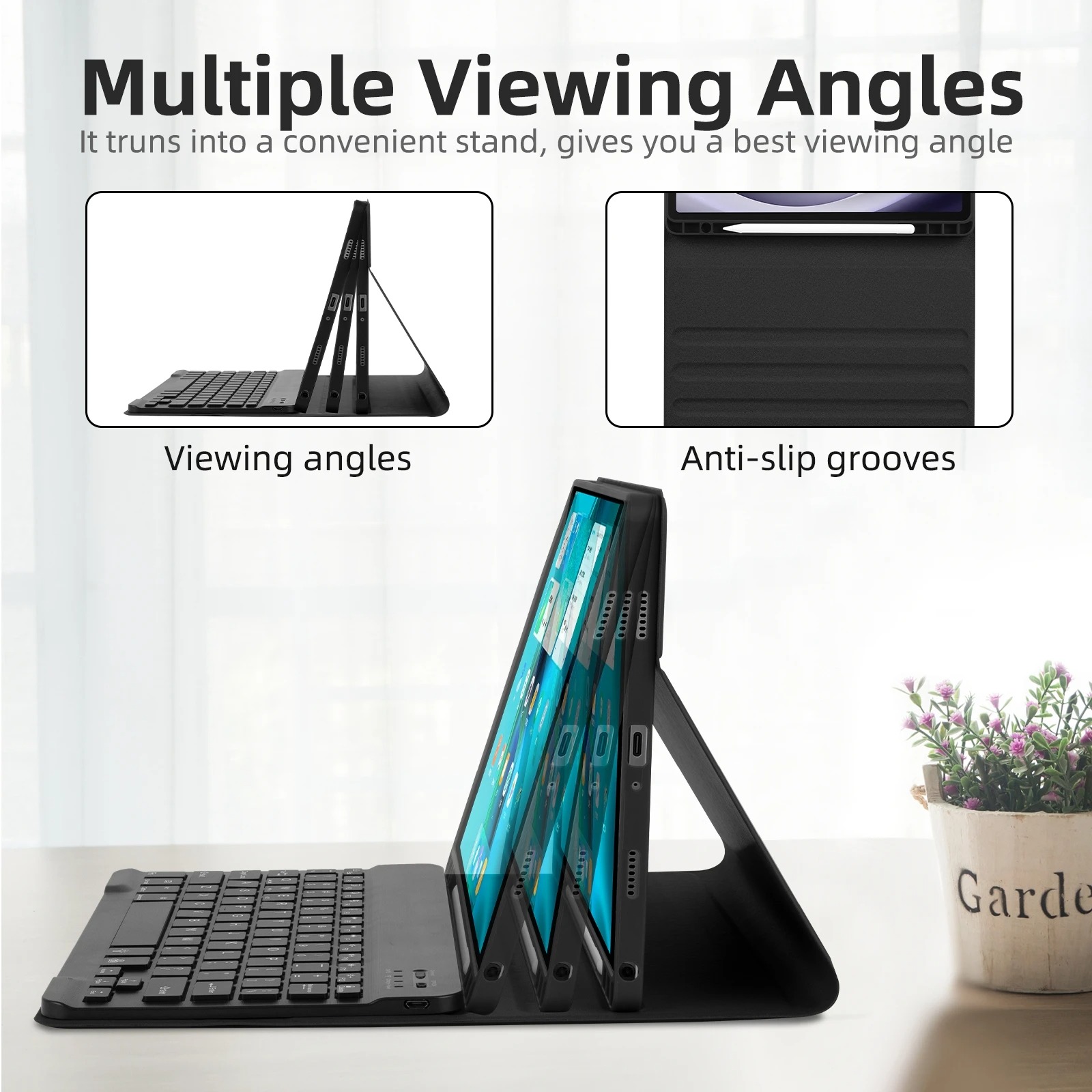 Capa de teclado para samsung g - Samsung Tablet Keyboard Accessories avaliação e preço