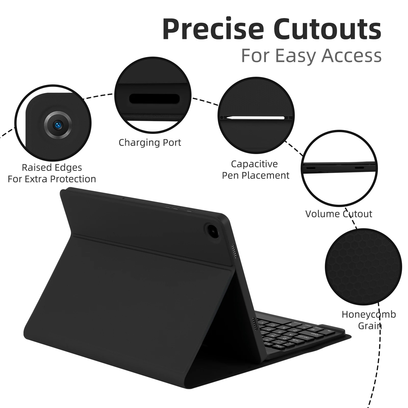Capa de teclado para samsung g - Samsung Tablet Keyboard Accessories avaliação e preço