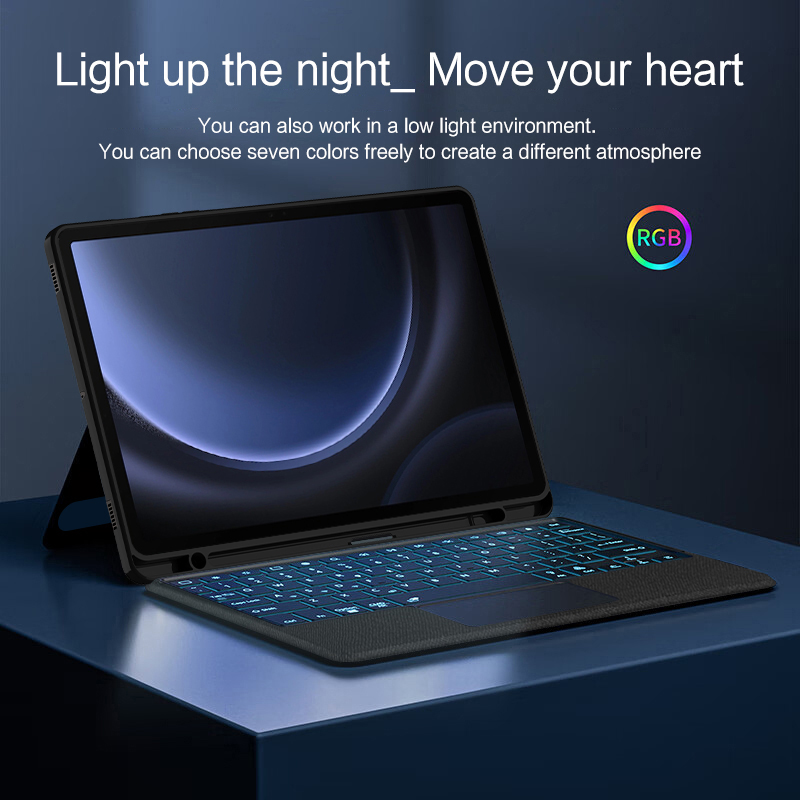 Capa de teclado mágico para sa - Samsung Tablet Keyboard Accessories avaliação e preço