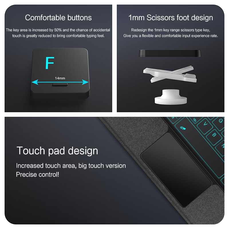 Capa de teclado mágico para sa - Samsung Tablet Keyboard Accessories avaliação e preço