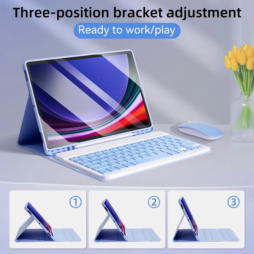 Capa Teclado para Tablet Samsu - Samsung Tablet Keyboard Accessories avaliação e preço