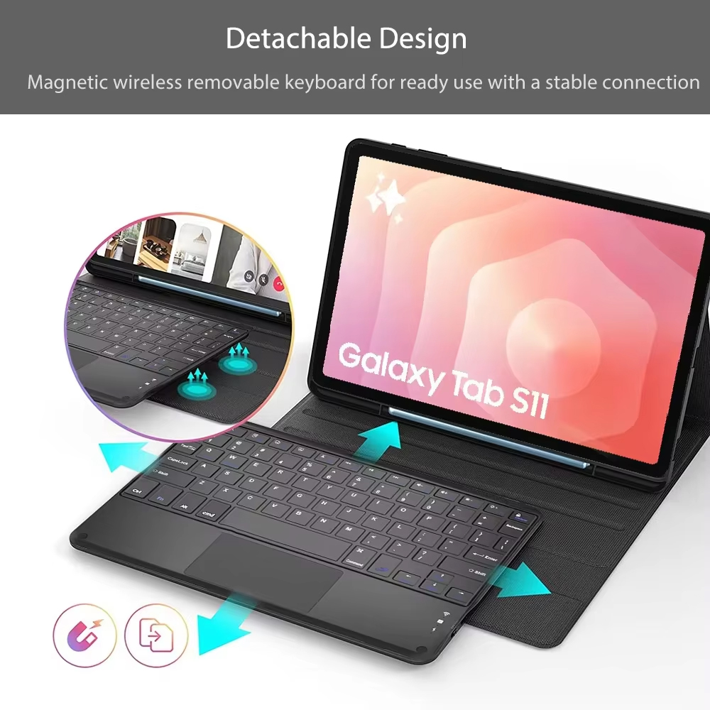 Capa de Teclado Destacável par - Samsung Tablet Keyboard Accessories avaliação e preço