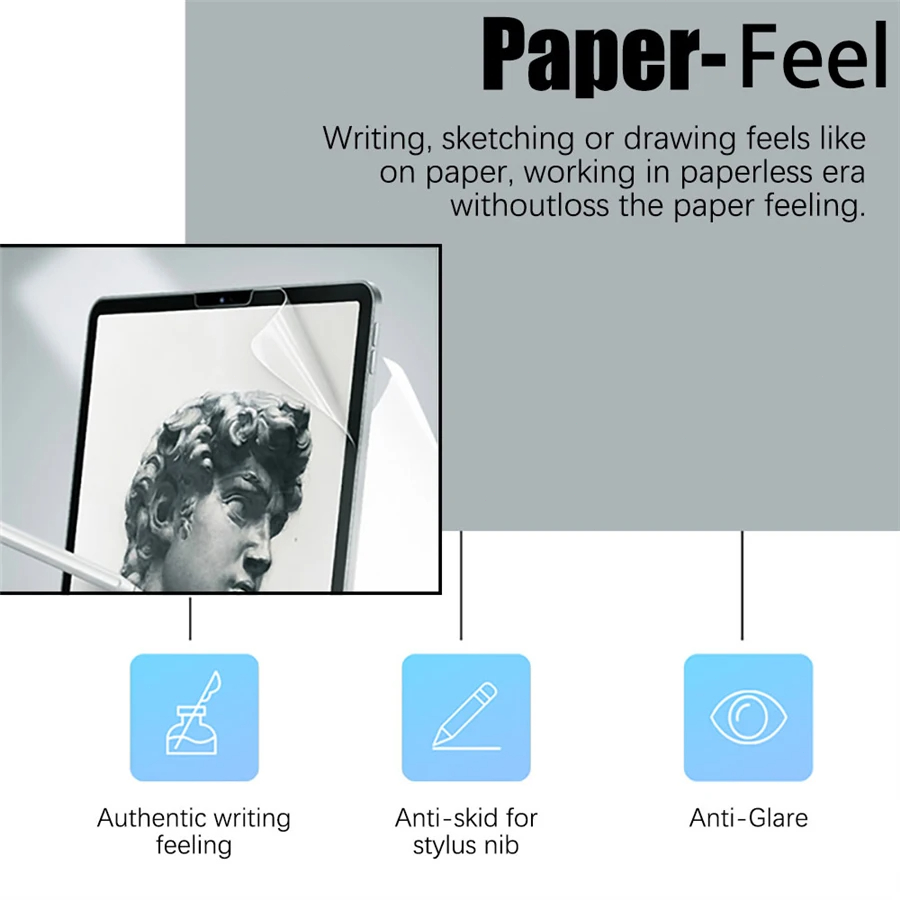3 pçs papel sentir como protet - Tablet Accessories Lenovo avaliação e preço